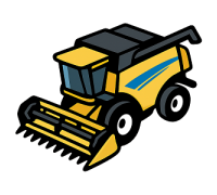Combines, Harvesters, Mowers, Seeders