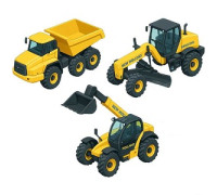 Telescopic Hadlers, Graders, Dump Trucks