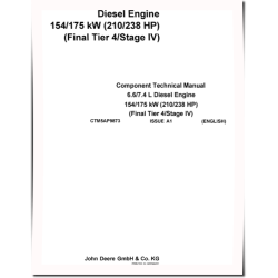 6.6L 154kW and 7.4L 175kW Diesel Engines (Final Tier 4/Stage IV) Technical Manual (CTM5AP9873)