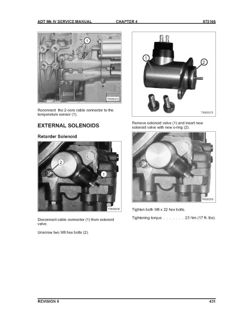 BELL Mk IV B18D, B20D, B25D and B30D Articulated Dump Trucks Service Manual (872166) BELL Mk IV B18D, B20D, B25D and B30D Articulated Dump Trucks Service Manual (872166)