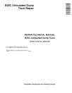 BELL B25C Articulated Dump Trucks Repair Manual (TM1812)
