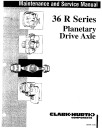 Clark-Hurth HD519SP, HD719SS, HS415SM, HS515SP and HS716SQ Rigid Axles Component Technical Manual (CTM319)