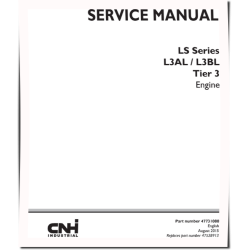 L3BL Diesel Engines and L3AL Tier 3 Gasoline Engines Service Manual (47731080)