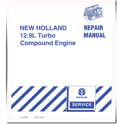 12.9L Turbo Compound Engines F3CE0684A*E001 and F3CE0684B*E003 for New Holland T9050 Tractors Repair Manual (87737594)