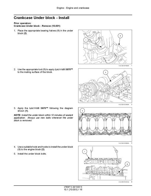 CNH Cursor16 SST F3JFE613A*B001/B002/B003/B004/B005, F3JFE613B*B006, F3JFE613C*B001/B002 Tier 4B Final/Stage IV Diesel Engines Service Manual (47609713) CNH Cursor16 SST F3JFE613A*B001/B002/B003/B004/B005, F3JFE613B*B006, F3JFE613C*B001/B002 Tier 4B Final/Stage IV Diesel Engines Service Manual (47609713)