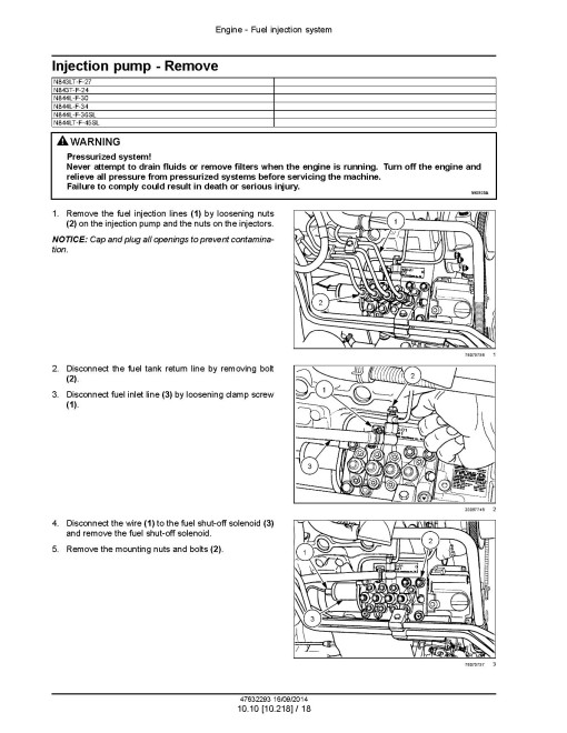 CNH ISM N4LDI-TA-45SL/50SL, N843LT-F-27, N843T-F-24, N844L-F-30/34/36SL and N844LT-F-45SL Diesel Engines Service Manual (47632293)