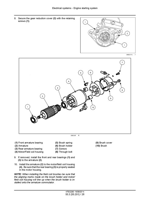 CNH ISM N4LDI-TA-45SL/50SL, N843LT-F-27, N843T-F-24, N844L-F-30/34/36SL and N844LT-F-45SL Diesel Engines Service Manual (47632293)
