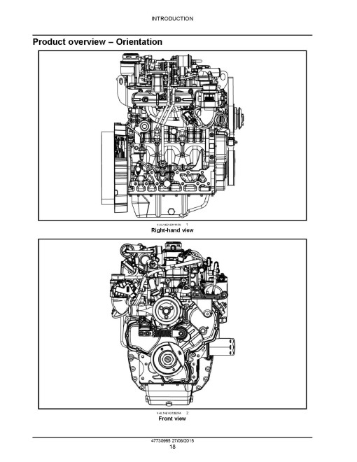 CNH VM Motori R 753 IE4 Tier 4B (final) / Stage IV Diesel Engines Service Manual (47730965)