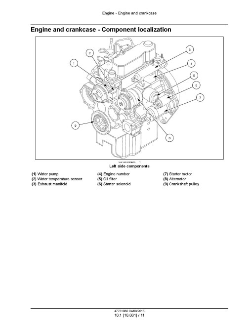 CNH L3BL Diesel Engines and L3AL Tier 3 Gasoline Engines Service Manual (47731080) CNH L3BL Diesel Engines and L3AL Tier 3 Gasoline Engines Service Manual (47731080)