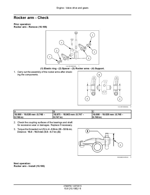 CNH F4GE0404B*D602, F4GE0454B*D601, F4GE0454B*D651 and F4GE0454E*D601 Tier 2 / Stage II Diesel Engines Service Manual (47899763) CNH F4GE0404B*D602, F4GE0454B*D601, F4GE0454B*D651 and F4GE0454E*D601 Tier 2 / Stage II Diesel Engines Service Manual (47899763)