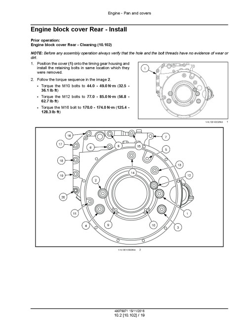CNH NEF F4DFE413, F4DFE414, F4DFE613, F4DFE617, F4HFE413, F4HFE613 Tier 4B (final) / Stage IV Diesel Engines Service Manual (48076871) CNH NEF F4DFE413, F4DFE414, F4DFE613, F4DFE617, F4HFE413, F4HFE613 Tier 4B (final) / Stage IV Diesel Engines Service Manual (48076871)