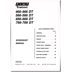 466, 466DT, 566, 566DT, 666, 666DT, 766 and 766DT Tractors Workshop Manual (06910067)