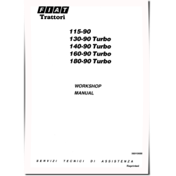 115-90, 130-90 Turbo, 140-90 Turbo, 160-90 Turbo and 180-90 Turbo Tractors Workshop Manual (06910088)