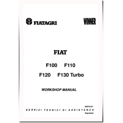 Winner F100, F110, F120 and F130 Turbo Tractors Workshop Manual (06910101)