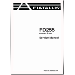 FD255 Crawler Dozers Service Manual (60402214)