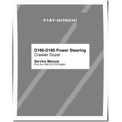 DC180 and DC180PS Power Steering Crawler Dozers Service Manual (60402274)