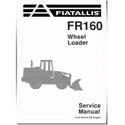 FR160 Wheeled Loaders Service Manual (60406538)