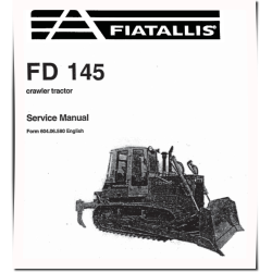 FD145 Crawler Tractors Service Manual (60406580)