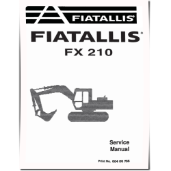 FX210 Crawler Excavators Service Manual (60406755)