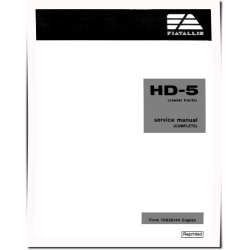 HD-5 Crawler Tractors Service Manual (70626144)