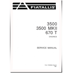 3500, 3500 Mark II and 670T Diesel Engines Service Manual (70650824)
