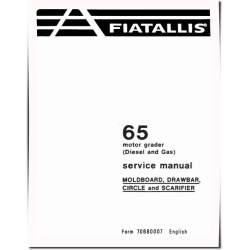 65 Motor Graders Service Manual (70685820)