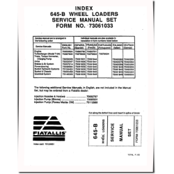 645B Wheeled Loaders Service Manual (73061033)