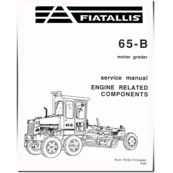 65B Motor Graders Service Manual (73125943)