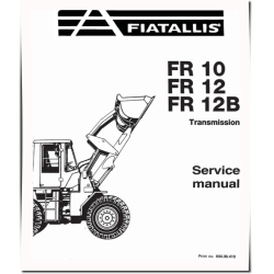FR12B Wheeled Loaders Service Manual (73155597)