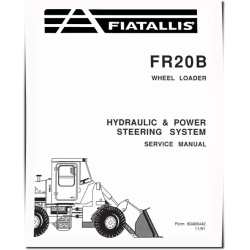 FR20 and FR20B Wheeled Loaders Service Manual (73155599)