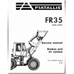 FR35 Wheeled Loaders Service Manual (73157597)