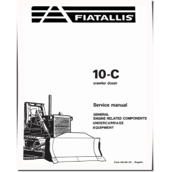 10C Crawler Dozers Service Manual (73158153)
