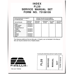 FL20 Crawler Loader Service Manual