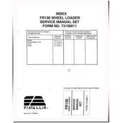 FR130 Wheeled Loaders Service Manual (73158811)