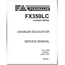 FX350LC Phoenix Series Crawler Excavators Service Manual (73177356)