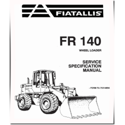 FR140 Wheeled Loaders Service Manual (75314894)