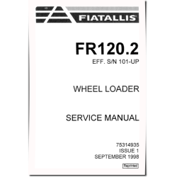 FR120.2 (SN from 101) Wheeled Loaders Service Manual (75314935)