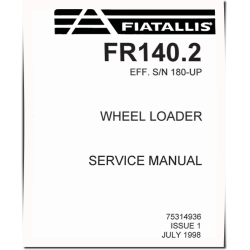 FR140.2 (SN from 180) Wheeled Loaders Service Manual (75314936)