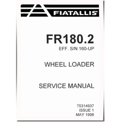 FR180.2 (SN from 160) Wheeled Loaders Service Manual (75314937)