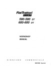 Fiat 570, 570DT, 580, 580DT, 670, 670DT, 680 and 680DT Tractors Workshop Manual (06910054)