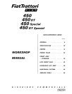 Fiat 450, 450DT, 450DTS and 450S Tractors set of Workshop Manuals (06910056-57)