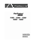 Fiat 1180, 1180DT, 1280, 1280DT, 1380, 1380DT, 1580, 1580DT, 1880 and 1880DT Tractors Workshop Manual (06910064)