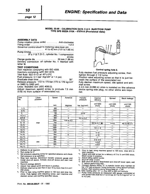Fiat 466, 55-66 (DT), 566, 60-66 (DT), 65-66 (DT), 666, 70-66 (DT), 766, 80-66 (DT) Tractors Workshop Manual (06910068)