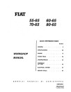 Fiat 465C, 55-65, 565C, 60-65, 665C, 70-65, 765C and 80-65 Crawler Tractors set of Workshop Manuals (06910093)