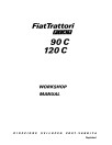 Fiat 90C and 120C Crawler Tractors Workshop Manual (06910276)