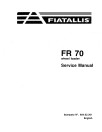 Fiat-Allis FR70 Wheeled Loaders Service Manual (60402201)