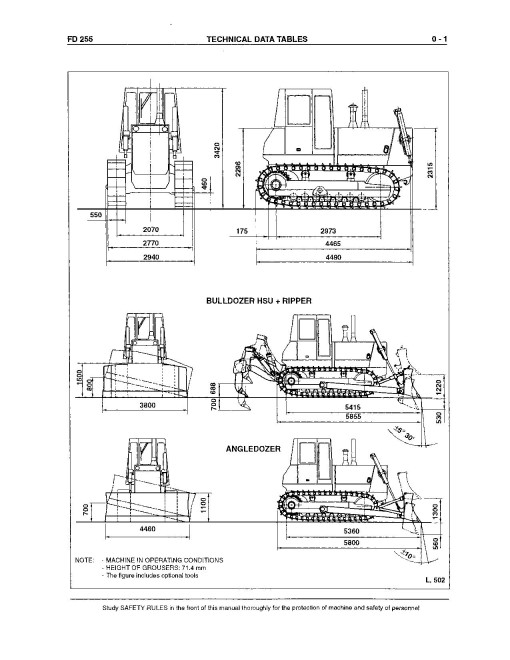 Fiat-Allis FD255 Crawler Dozers Service Manual (60402214) Fiat-Allis FD255 Crawler Dozers Service Manual (60402214)