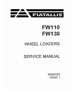 Fiat-Allis FW110 and FW130 Wheeled Loaders Service Manual (60402223)