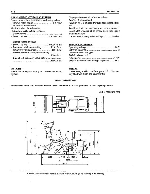 Fiat-Allis FW110 and FW130 Wheeled Loaders Service Manual (60402223) Fiat-Allis FW110 and FW130 Wheeled Loaders Service Manual (60402223)