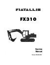 Fiat-Allis FX310 Crawler Excavators Service Manual (60406759)